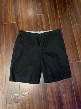 Amazon Essentials Black Flat Front Men's Shorts